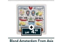 blond amsterdam from asia with love bord