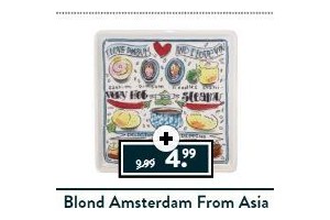 blond amsterdam from asia with love bord