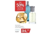 tot 50 korting op alle parfums