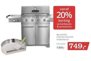 vanaf 20 korting op barbecues en accessoires