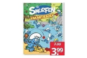 smurfen vakantieboek