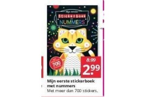 mijn eerste stickerboek met nummers