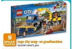 lego city veeg en graafmachine