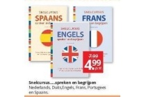 snelcursus spaans engels frans