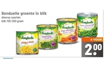 bonduelle groente in blik