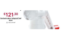 sorbetmaker adaptachef b341 nu eur121 30 per stuk