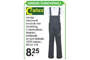 cratex kinder tuinoverall