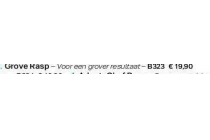 grove rasp nu eur19 90 per stuk