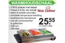 nice cooker warmhoudschaal