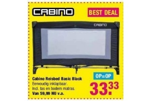 cabino reisbed basis black