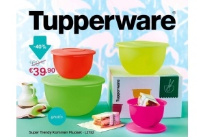 tupperware super trendy kommen fluorset