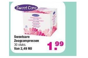 sweetcare zoogcompressen