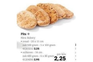 pita nina bakery volkoren