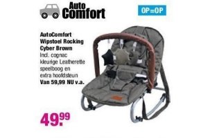 autocomfort wipstoel rocking cyber brown