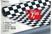 vinyl basel zwart wit