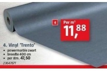 vinyl trento powermarble zwart