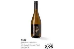 yello prosecco frizzante