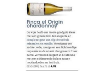 finca el origin chardonnay