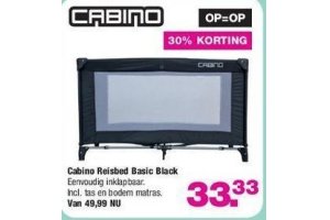 cabino reisbed basic black