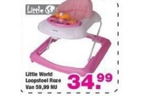 little world loopstoel roze