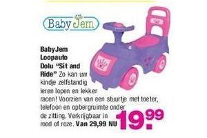 babyjem loopauto delu sit and ride