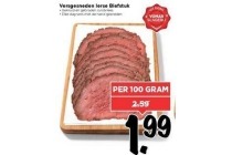 versgesneden ierse biefstuk
