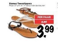 dames teenslippers