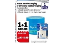 jordan mondverzorging of glycerona handverzorging