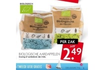 biologische aardappelen