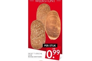 proef t verschil pane