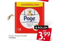 page toiletpapier