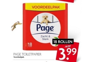 page toiletpapier