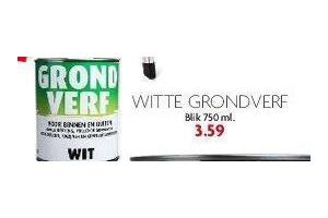 witte grondverf