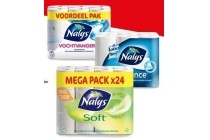 nalys excellence soft toiletpapier of vochtvangers