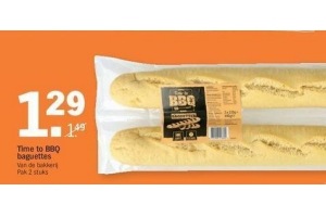 time to bbq baguettes