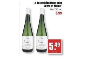 la talendiere muscadet sevre et maine