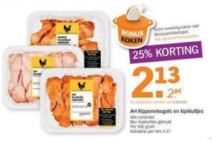 ah kippenvleugels en kipkluifjes