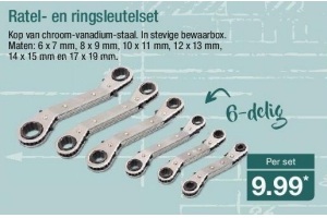 ratel en ringsleutelset