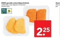 deen gevulde scharrelkipschnitzels