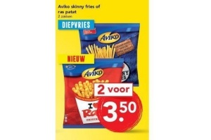 aviko skinny fries of ras patat