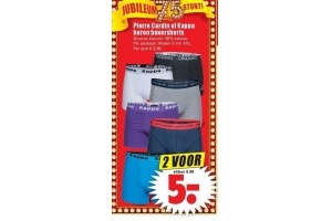 pierre cardin of kappa heren boxershorts