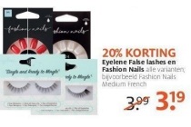 eyelene false lashes en fashion nails