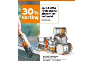 gamma professional binnen en buitenlak