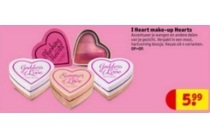 i heart make up hearts