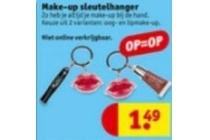 make up sleutelhanger