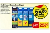 oral b opzetborstels multipak