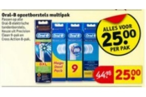 oral b opzetborstels multipak