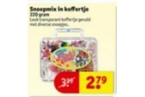 snoepmix in koffertje