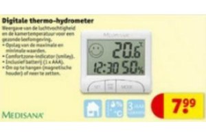 digitale thermo hydrometer