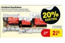 kruidvat theelichten